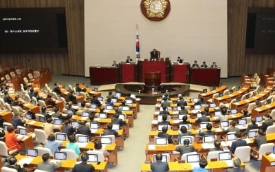 한국당 불참한 '반쪽 본회의'…데이터3법 등 민생법안 198건 차례로 처리