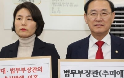 한국당, 추미애 탄핵소추안 발의…'수사방해 의혹' 국정조사요구서도 제출