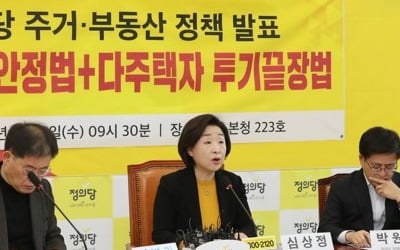 정의당 2호 총선공약…"1인 청년 월세가구에 월 20만원 지급"