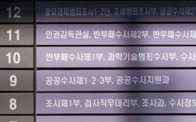 폐지대상 검찰 직접수사 부서 13곳 중 2곳 전담 기능 유지