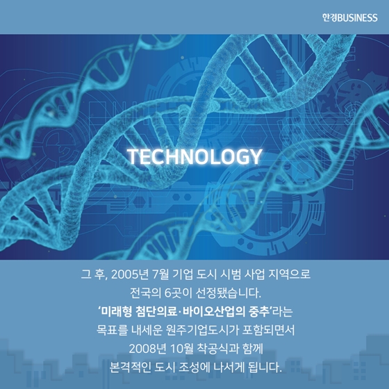 [카드뉴스] 500명 주민이 2만명으로 ‘원주기업도시’에 일어난 기적