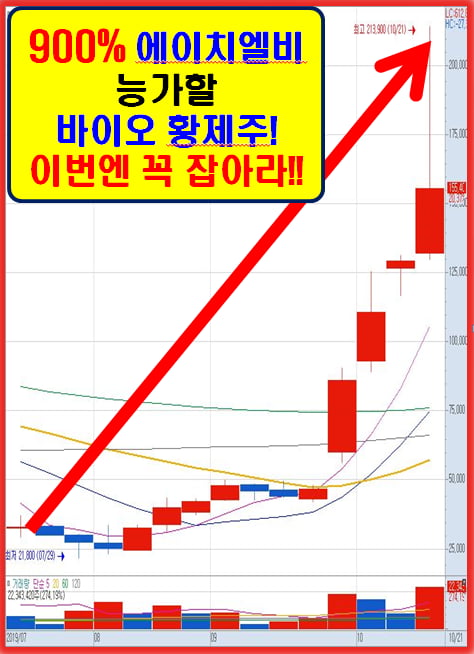 900% 에이치엘비 능가할 11조원대 바이오 황제주!