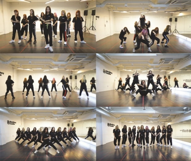 그룹 이달의 소녀가 커버한 NCT 127의 '체리밤(Cherry Bomb)' 
커버 댄스/ 사진제공 = 블록베리크리에이티브