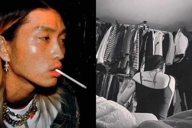호감 vs 비호감|씨잼, 여친 속옷 차림 사진 게재에 '뭇매'…"이게 힙합?"