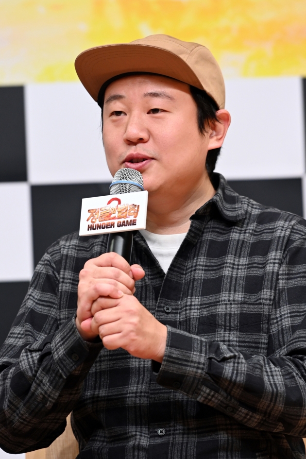 김진호 PD가 28일 오후 서울 목동 SBS홀에서 열린 SBS 예능 ‘정글의 법칙’ 400회 기념 기자간담회에 참석했다. /사진제공=SBS