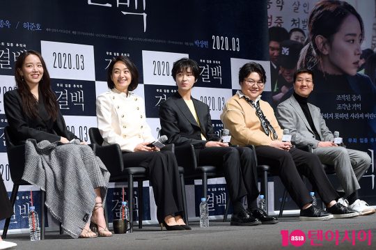 배우 신혜선(왼쪽부터), 배종옥, 홍경, 태항호, 박상현 감독