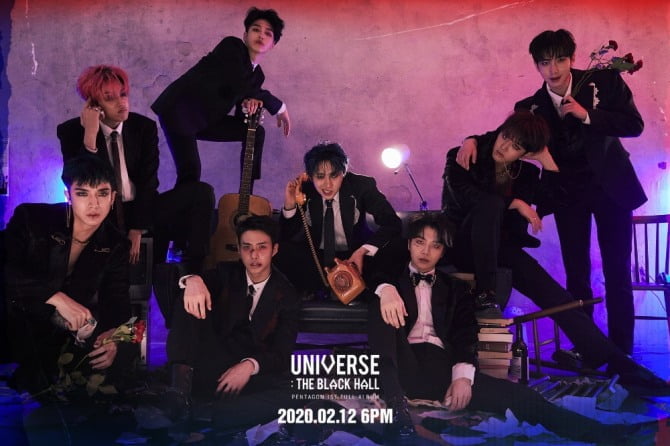 펜타곤, 12일 첫 정규앨범 `UNIVERSE : THE BLACK HALL` 발매