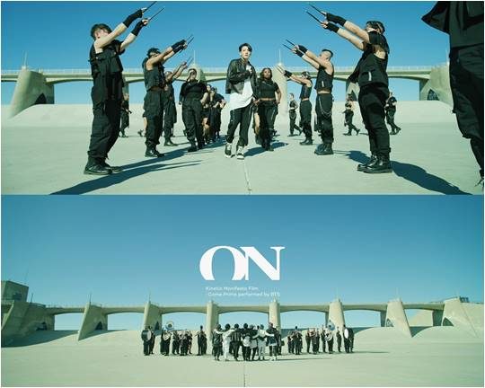 방탄소년단의 ‘ON’ 키네틱 매니페스토 필름(Kinetic Manifesto Film : Come Prima performed by BTS for Lead Single)./ 제공=빅히트 엔터테인먼트