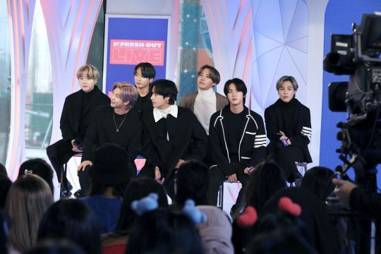 ‘MTV FRESH OUT’에 출연한 방탄소년단. /사진제공=빅히트엔터테인먼트