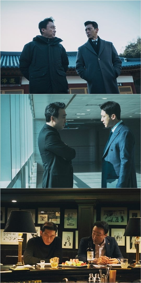 ‘머니게임’ 고수-이성민 (사진= tvN 제공)