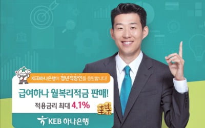 하나은행, 청년 직장인에 최고 年 4.1% 금리…분기당 150만원 한도