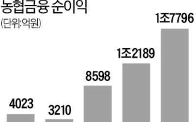 농협금융 작년 순익 1.8兆 '사상최대'