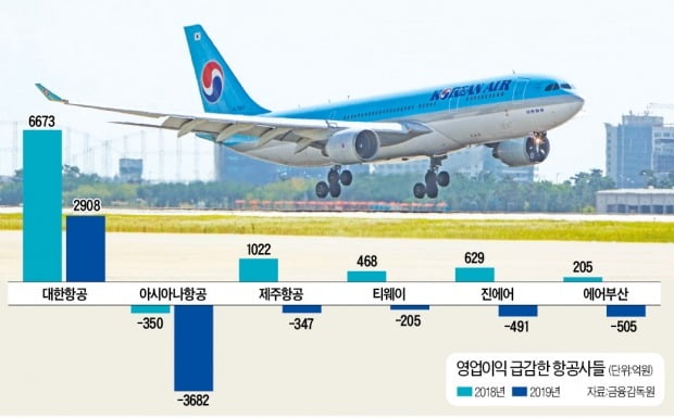 작년 최악실적 낸 항공업계 "올해가 더 두렵다"