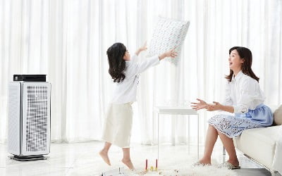 SK매직, 아이 따라 움직이는 공기청정기…安心제품으로 女心 사로잡다