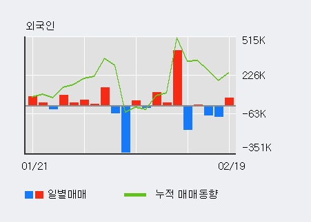 '에프에스티' 52주 신고가 경신, 전일 외국인 대량 순매수