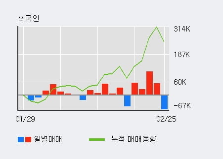 '인텍플러스' 52주 신고가 경신, 전일 외국인 대량 순매수