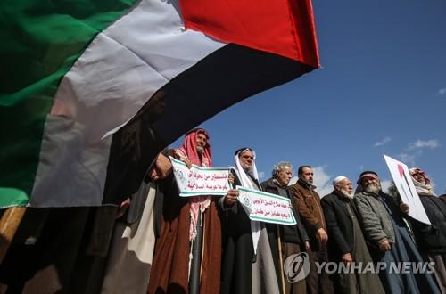 이스라엘, 팔레스타인 하마스 또 공습…미 중동평화안에 긴장감
