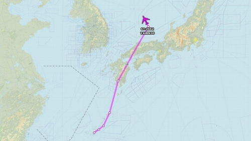 미군 정찰기 잇따라 한반도·동해 비행…B-52 동중국해 비행