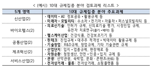 정부, AI·관광 등 10대 분야 규제개선 추진…이번엔 성공할까