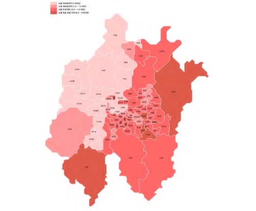 대전 7개 동·세종 모든 면 '소멸위험' 진입