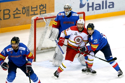 남자 아이스하키, KHL 쿤룬과 연장 접전 끝에 3-4 패배