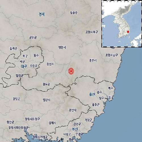 경북 경주 인근에 규모 2.4 지진…"진동 느껴"(종합)