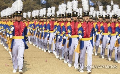 육·해·공군 사관학교 입학식 부모 참석 못해…신종코로나 여파