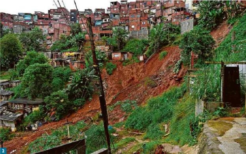 브라질 최대 도시 상파울루 집중호우로 '마비'…최소 4명 사망
