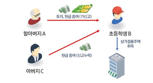 초등 1학년생, 아빠·할아버지 돈으로 수십억 상가주택 사들여