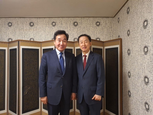 이낙연, 후원회장 김사열 교수 만나…"총선, 사회통합 계기돼야"(종합)