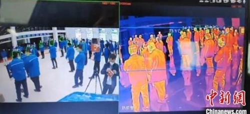 중국서 '코로나19 대응'에 체온 측정 스마트차량 도입