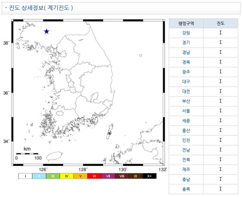 황해북도 평산서 규모 2.7·2.4 지진 잇따라 발생…"자연 지진"