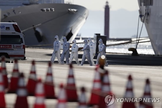 "일본 크루즈 탑승 한국인 14명, 국내 이송 계획 없어"