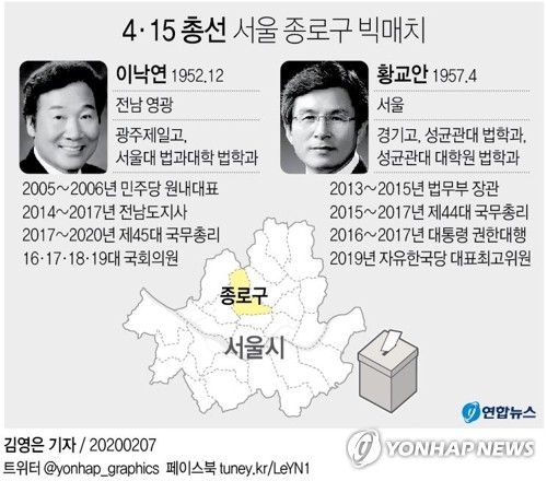 황교안, 결국 종로 출마 선언…이낙연과 '총선 빅매치' 성사(종합2보)