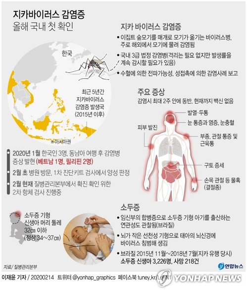 질본 "지카바이러스 의심환자 3명, 최종검사서 '음성'"(종합)