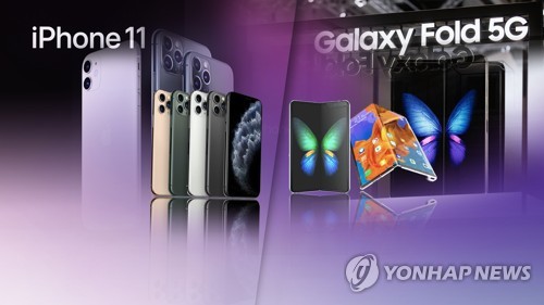 작년 4분기 국내판매 1위 '갤노트10+ 5G'…애플 점유율 급상승