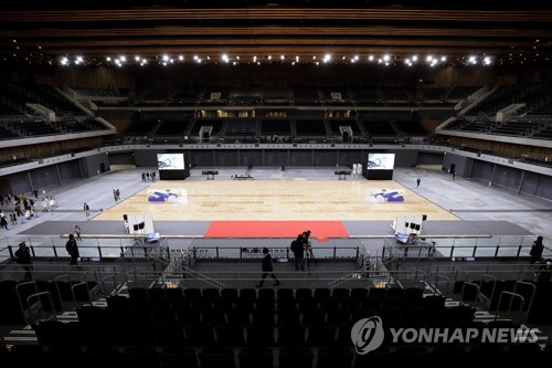 도쿄올림픽 배구 열리는 아리아케 아레나 개장…1만5천명 수용