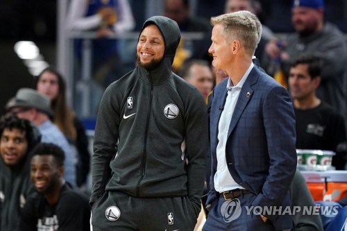 NBA 커리, 3월 2일 워싱턴전 출전 목표…'부상 복귀 임박'