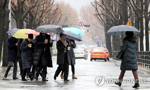 비내리는 수요일, 우산 챙기세요…경기 북부 미세먼지 '나쁨'