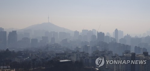 주말 전국 곳곳 초미세먼지 '나쁨'…"내일 오후 완화"