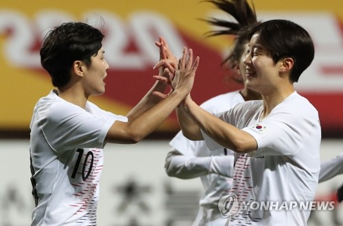 '지소연 2골 2도움' 한국, 올림픽 최종예선 미얀마에 7-0 대승