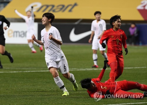 '지소연 2골 2도움' 한국, 올림픽 최종예선 미얀마에 7-0 대승