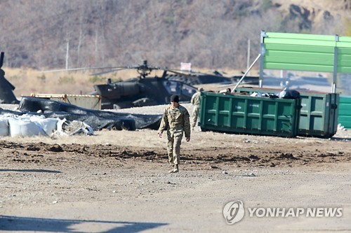 주한미군 아파치헬기 포항서 사격훈련