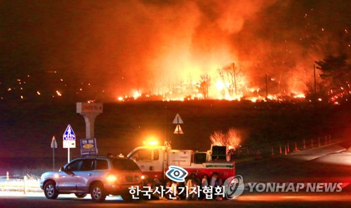 올해의 사진상에 연합뉴스 '화마 피한 필사의 대피' 등 4편