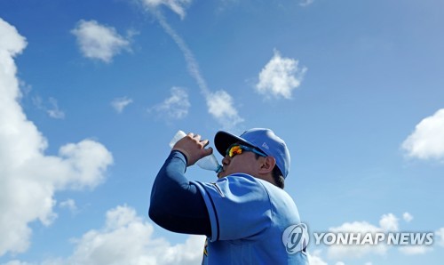 탬파베이 최지만, 시범경기 첫 출전…2타수 무안타 1볼넷