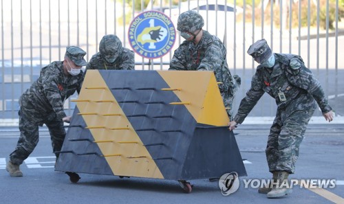 코로나19확진 제주 해군 탑승항공편 승객·승무원 자가 격리