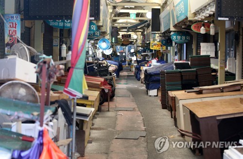 [르포] "메르스, 신종플루보다 심각"…포항 죽도시장 개점휴업