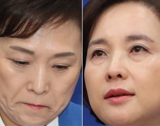  (왼쪽부터)총선 불출마를 선언한 김현미 국토부 장관과 유은혜 사회부총리. /연합뉴스