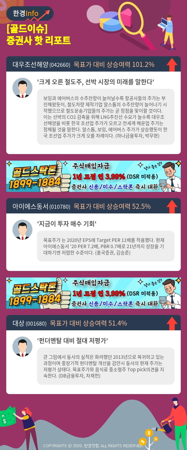 [골드이슈] 증권사 핫 리포트