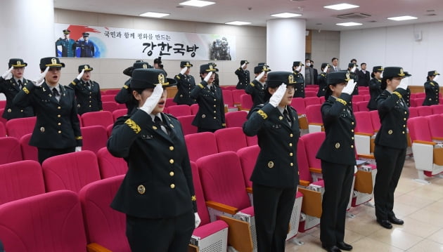 코로나19 여파속 열린, 2020년 학군장교 임관식(ROTC)